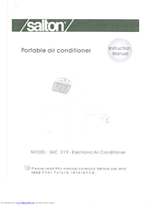 Salton SAC 019 Instruction Manual