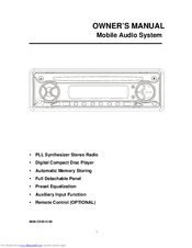 Audiovox UCD101 Owner's Manual