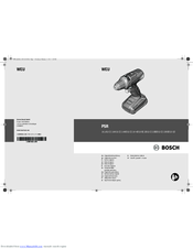 Bosch PSR 18-00 LI-10 Original Instruction