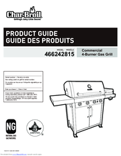 Char-Broil 466242815 Product Manual