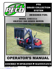 Peco 12621214 Operator's Manual