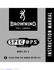 Browning BTC-3 Instruction Manual