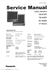 Panasonic TX-14JT1 Service Manual