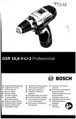 Bosch 8 V-LI-2 Owner's Manual