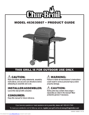 Char-Broil 463630807 Product Manual