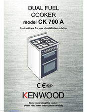 Kenwood CK 700 A Instructions For Use Manual