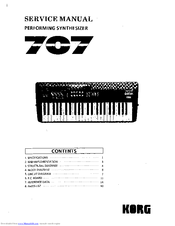 Korg 707 Service Manual