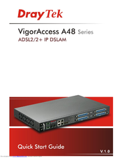 Draytek VigorAccess IP DSLAM A48 Quick Start Manual