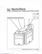 Electro Voice System 200 Instruction Manual