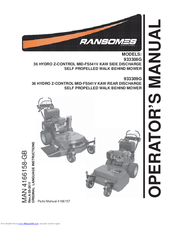 Ransomes 933308G Operator's Manual