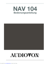 Audiovox NAV 104 User Manual