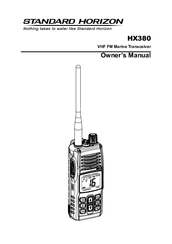 Standard Horizon HX380 Owner's Manual