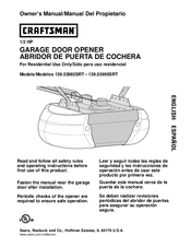 Craftsman 139.53982SRT Owner's Manual