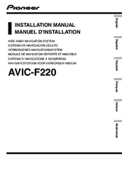 pioneer AVIC-F220 Installation Manual