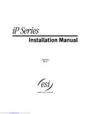 Esi IP 200 Installation Manual