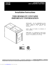 Carrier OVL098 Installation Instructions Manual