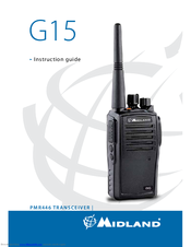 Midland g15 PMR446 Instruction Manual