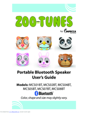 Impecca ZooTunes MCS02BT User Manual