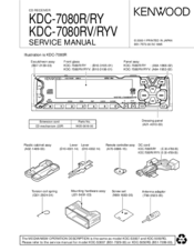 Kenwood KDC-7080RV/RYV Service Manual