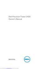 Dell Precision Tower 3420 Owner's Manual