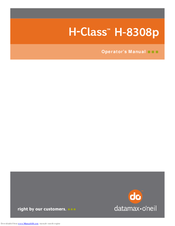 Datamax h-class h-8308p Operator's Manual