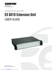Shure EX 6010 User Manual