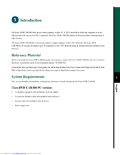 Cisco DVB CAR100 Series Instruction Manual