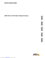Axis DROP CEILING P5512-E Installation Manual