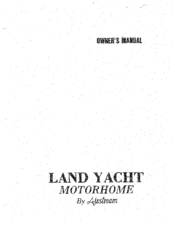 Airstream LAND YACHT Owner's Manual