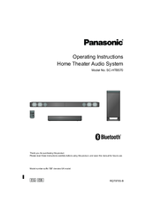 Panasonic SC-HTB570 Operating Instructions Manual