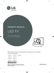 LG LB86 Series Owner's Manual