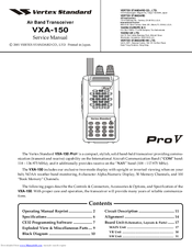 Vertex Standard VXA-150 Service Manual