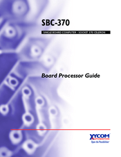 Xycom SBC-370 User Manual