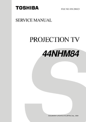 Toshiba 44NHM54 Service Manual