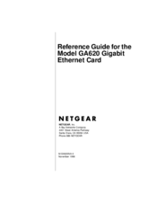 Netgear GA620 Reference Manual