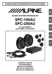 Alpine SPC-200AU Installation Manual