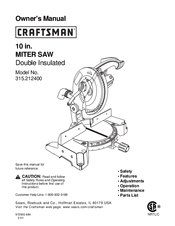 Craftsman 315.212400 Owner's Manual