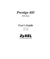 ZyXEL Communications Prestige 681 User Manual