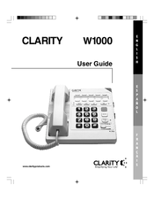 Clarity Walker W-1000 User Manual