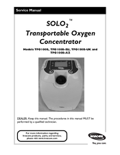 Invacare Solo2 TPO100B-AZ Service Manual