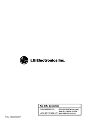 LG WD(M)-12331(6)AD Owner's Manual