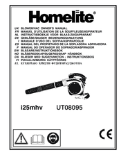 Homelite UT08095 Owner's Manual
