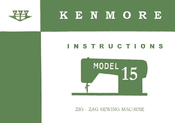 Kenmore 15 Instructions Manual
