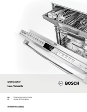 Bosch SGV68U53UC Operating Instructions Manual