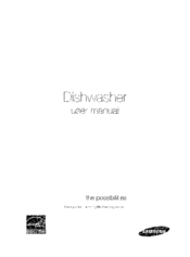 Samsung DW80J994 Series User Manual