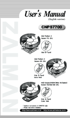 ZALMAN CNPS7700 LED User Manual