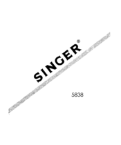 Singer 5838 Manual