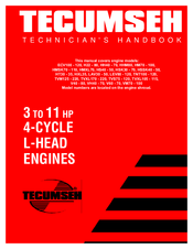 Tecumseh ECV110 Technician's Handbook