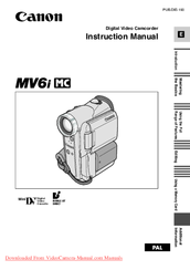 Canon MV6iMC Instruction Manual