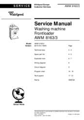 Whirlpool AWM 8163/3 Service Manual